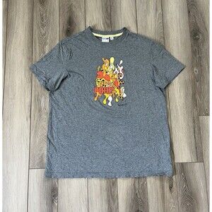 PUMA x Britto Gray Graphic Short Sleeve T-Shirt Men’s Size Medium